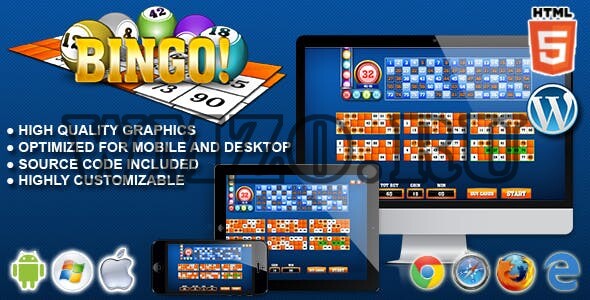Bingo - HTML5 Gambling Game