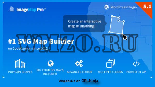 Image Map Pro for WordPress v6.0.0 - интерактивная карта изображений WordPress
