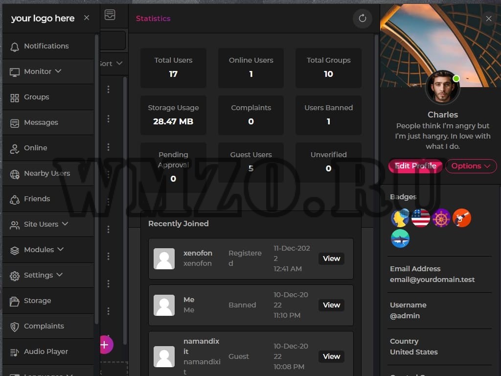 Скрипт Grupo Chat NULLED